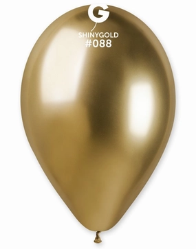 13in Gemar Shiny Gold Balloons 250ct #088