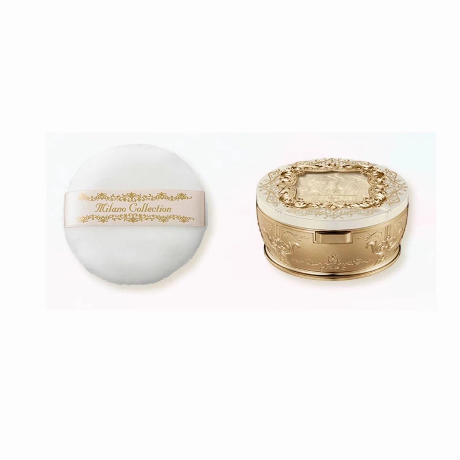 1PC NEW Milano Collection 2024 GR/Regular Limited Edition Flawless Pressed Foundation Powder, Water Proof Oil Control Moisturizing Resist Foundation Setting Powder (GR Version, 30G), Clear