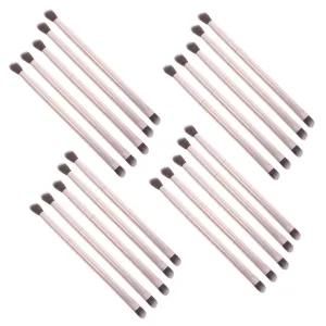 20pcs Double-ended Eyeshadow Makeup Brushes Set for Women Blending Brush Soft Fiber for Easy Application Maintenance