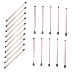 20pcs Double-ended Makeup Brush Versatile Eyeshadow Blending and Nose Shadow Brushes Elegant for Seamless Application All Skin Types