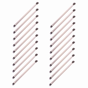 20Pcs Double Ended Eyeshadow Makeup Brush for Women Versatile Blending Tools with Soft Bristles for Precision Application Ergonomic Design Finish