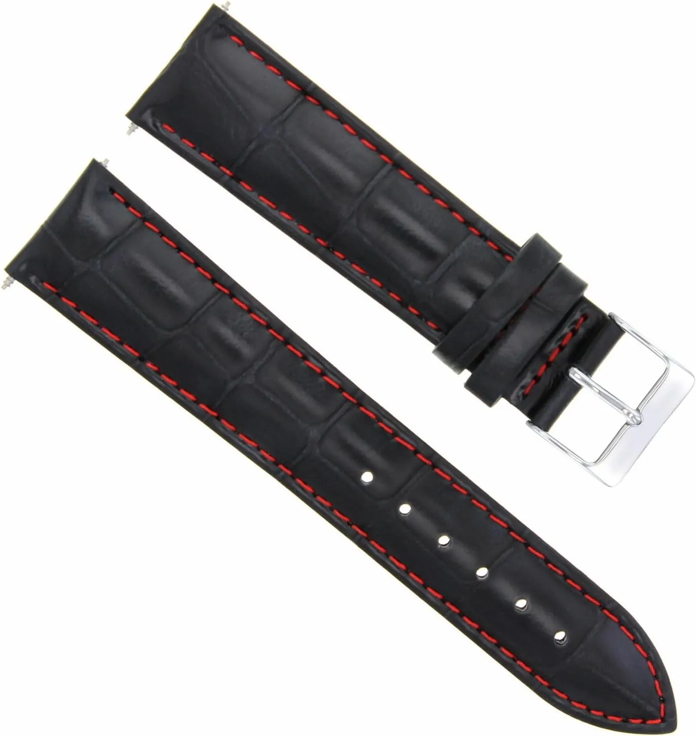 21mm Genuine Leather Watch Band Strap Compatible with Longines Watch