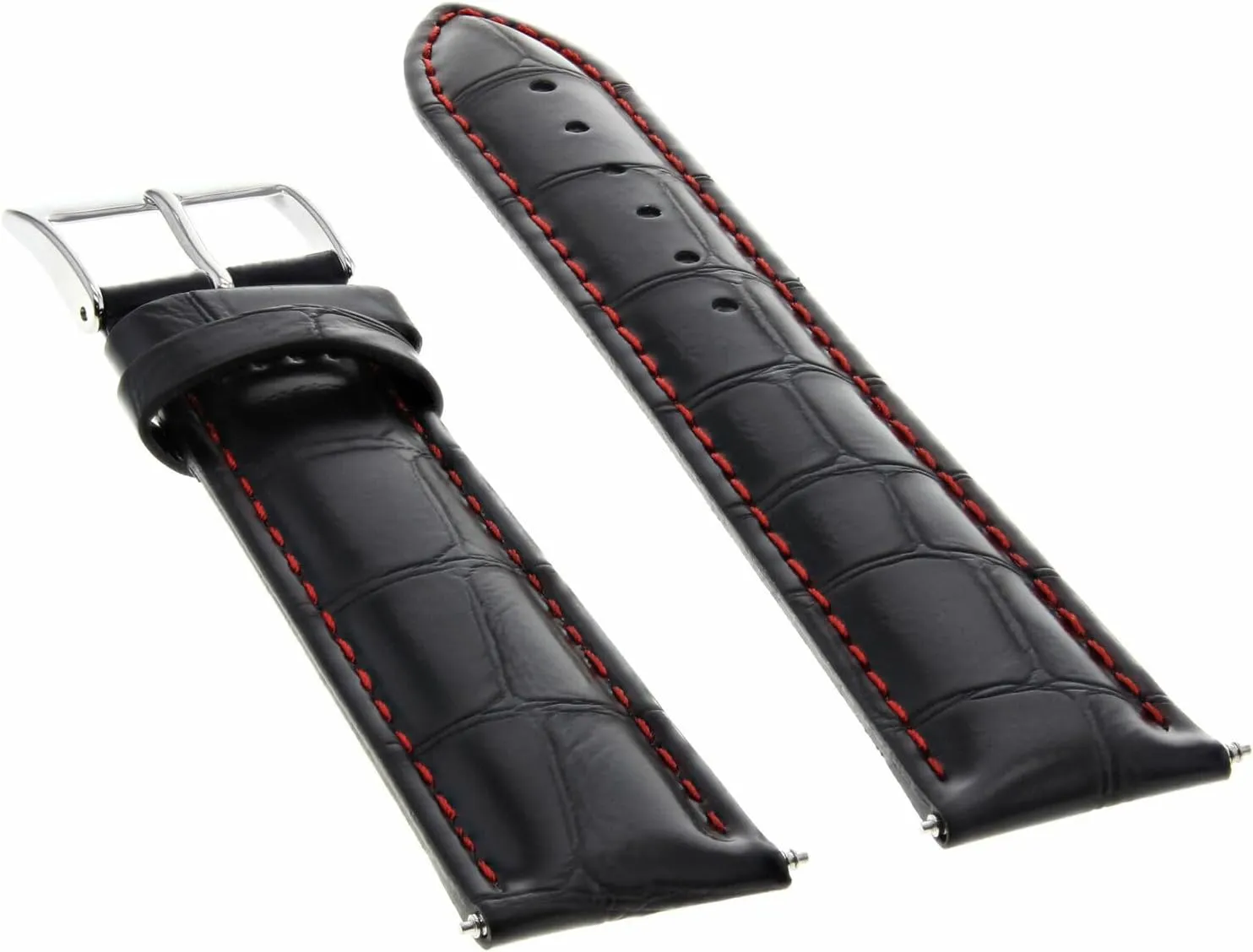 21mm Genuine Leather Watch Band Strap Compatible with Longines Watch