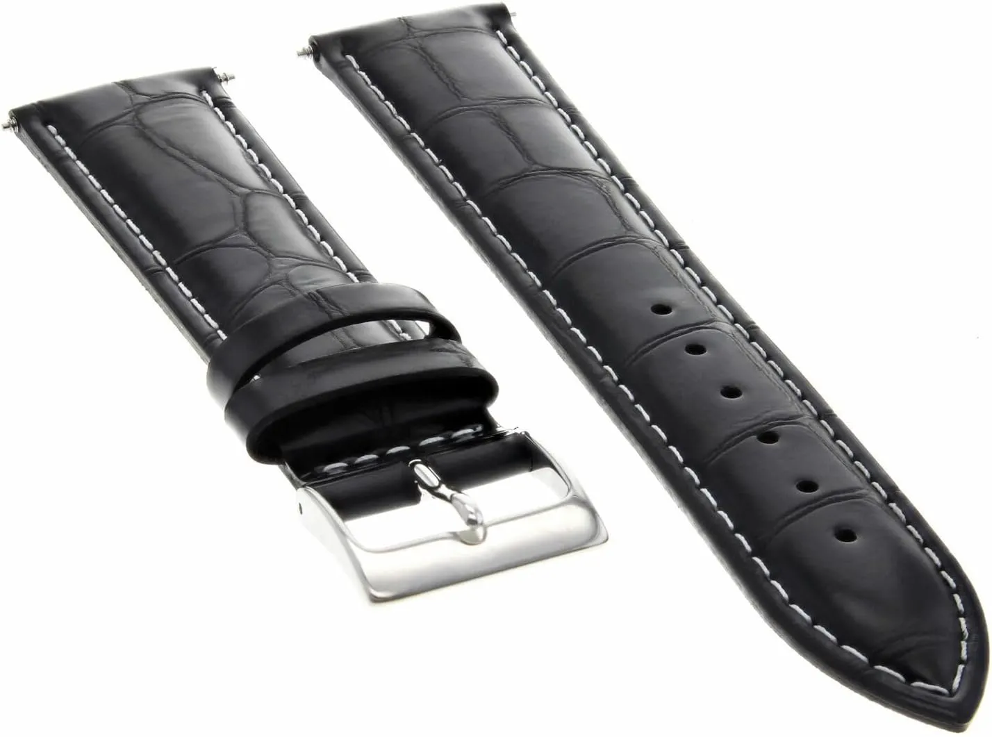 21mm Genuine Leather Watch Band Strap Compatible with Longines Watch