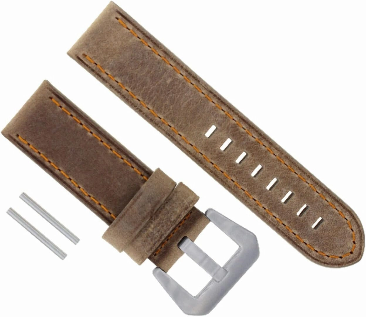 22-24MM Premium PAM Leather Watch Strap Band for 40-44MM PANERAI GMT Watch