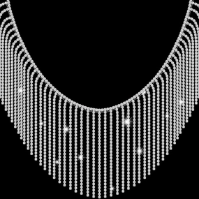 2 Yard Rhinestone Fringe Trim Rhinestone Ribbon Tassel Chain Diamond Crystal Tassel Fringe Trim for Sewing Crafts Wedding Party Clothing Accessories Female Jewelry (Silver)