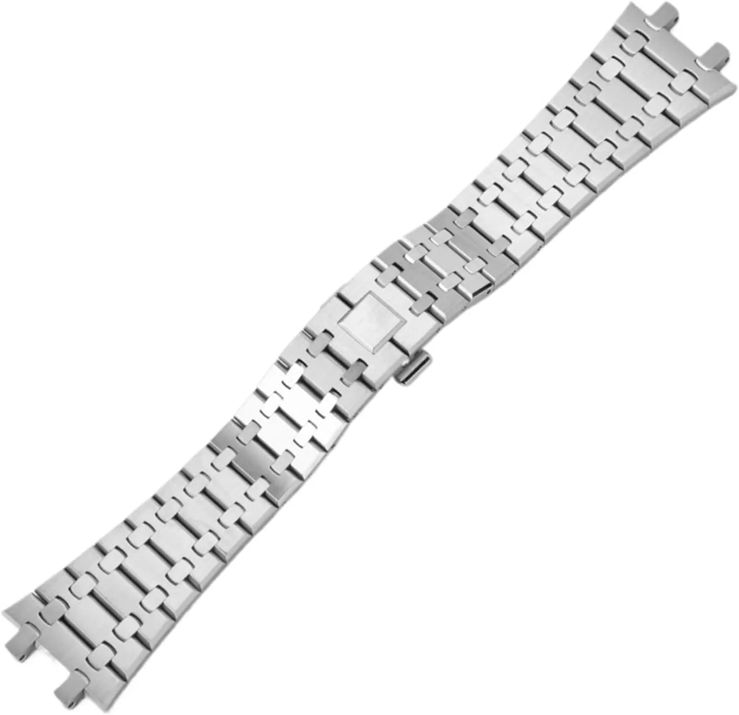 316L Stainless Steel Silver Bracelet For Strap Women Men Watch Band 21mm 26mm Quick Release