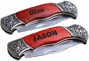 3 X Personalized Pocket Knife