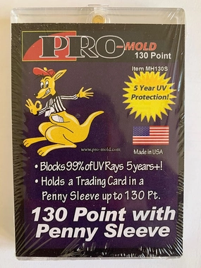 5-Count Pro-Mold 130pt. Magnetic One-Touch Card Holders Holds Sleeved Card MH130S