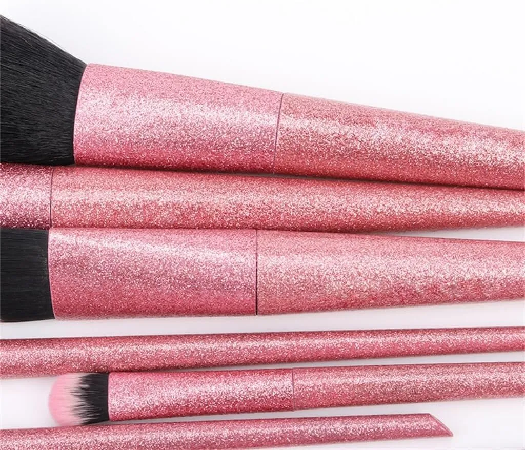 9 Sand Gold Makeup Brush Set Foundation Loose Powder Concealer Brush Glitter Set Makeup Tools