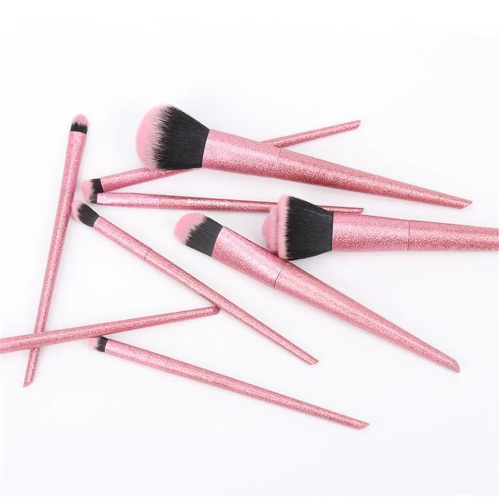 9 Sand Gold Makeup Brush Set Foundation Loose Powder Concealer Brush Glitter Set Makeup Tools