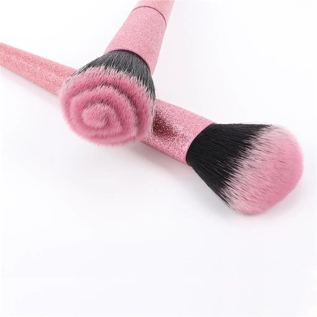 9 Sand Gold Makeup Brush Set Foundation Loose Powder Concealer Brush Glitter Set Makeup Tools