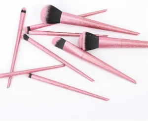 9 Sand Gold Makeup Brush Set Foundation Loose Powder Concealer Brush Glitter Set Makeup Tools