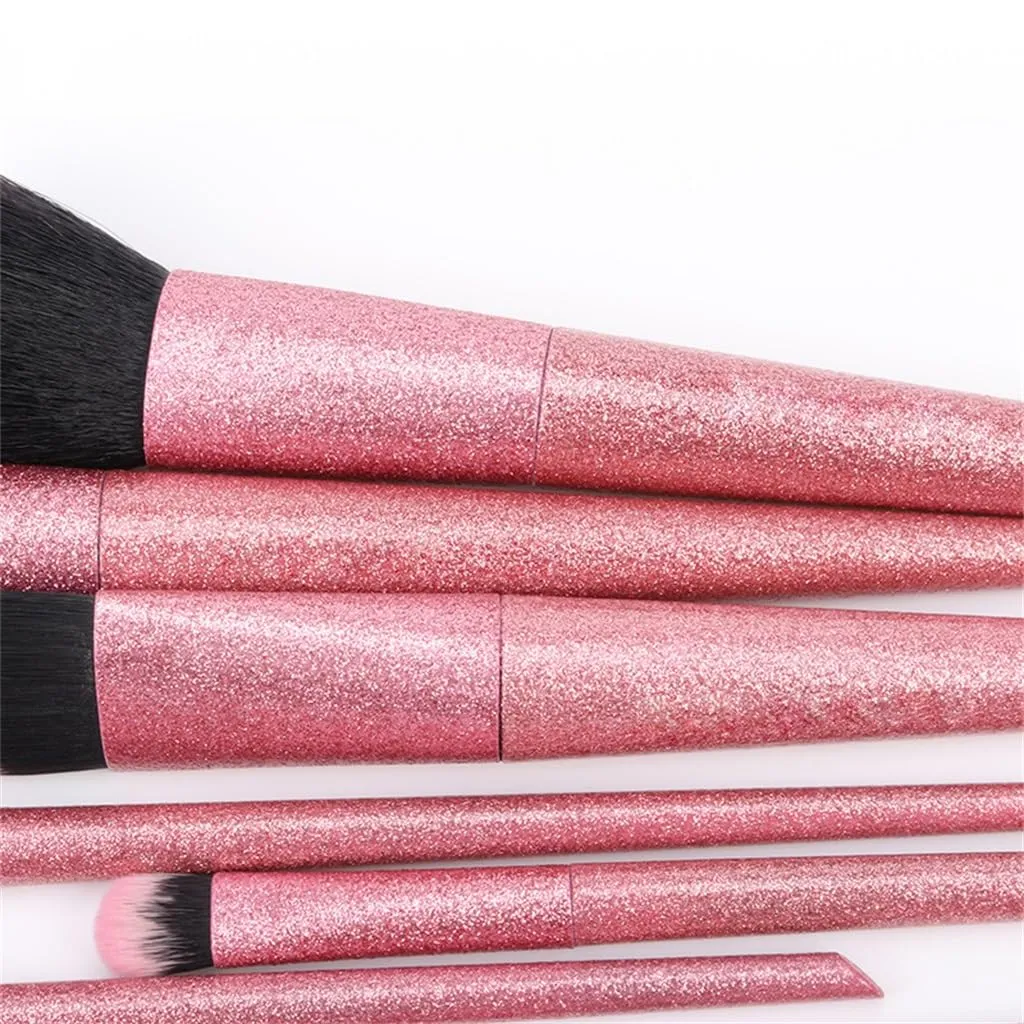 9 Sand Gold Makeup Brush Set Foundation Loose Powder Concealer Brush Glitter Set Makeup Tools