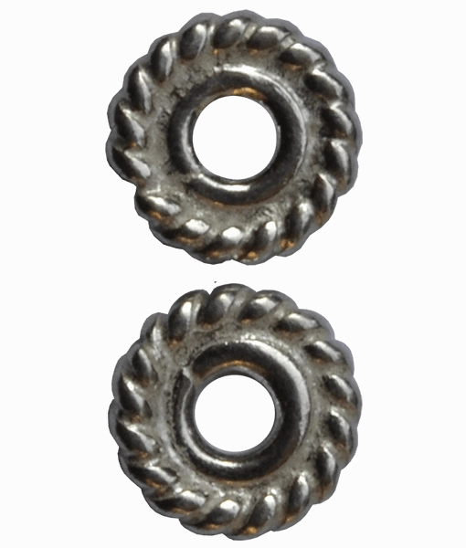 92.5 Sterling Silver 5mm Shiny Tyre Spacer