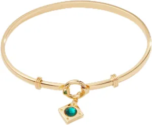 Alex and Ani Crystal Charm Clip Bangle