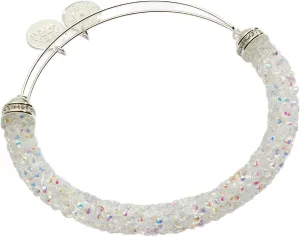 Alex and Ani Crystal Crush Bangle, Silver