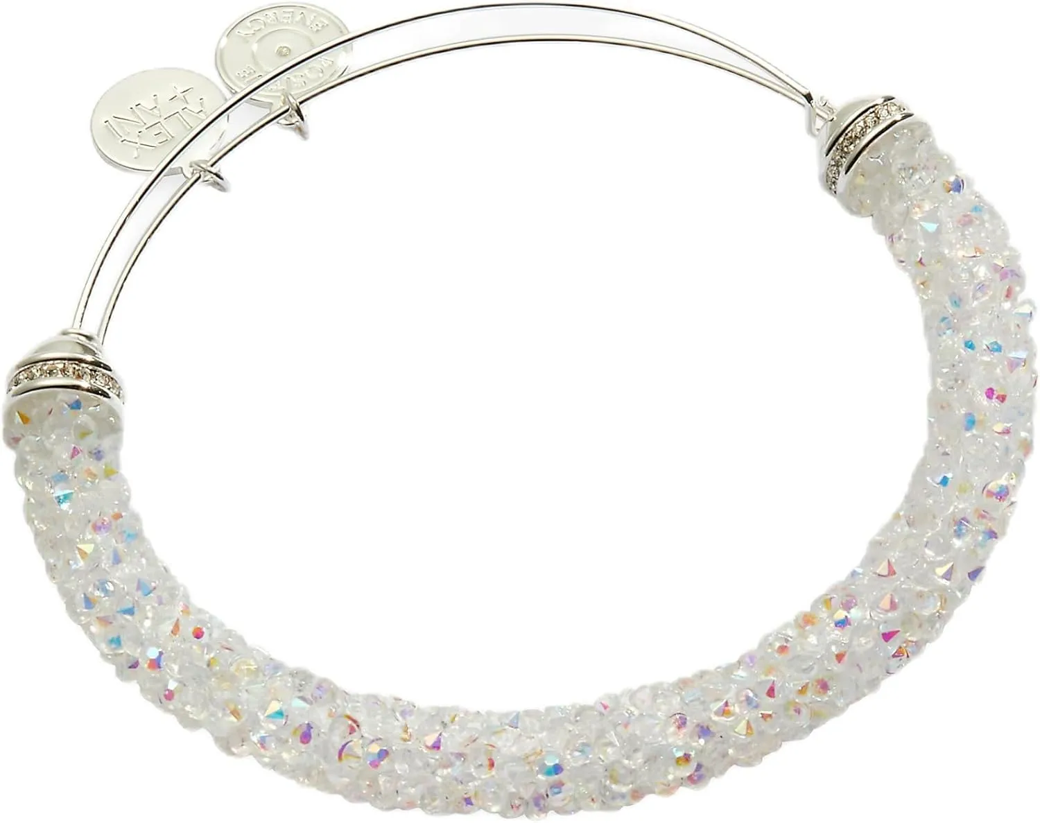 Alex and Ani Crystal Crush Bangle, Silver