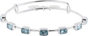 Alex and Ani January Birthstone Emerald Cut Bangle