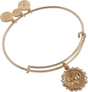 Alex and Ani Lotus Peace Petals Charm Bangle