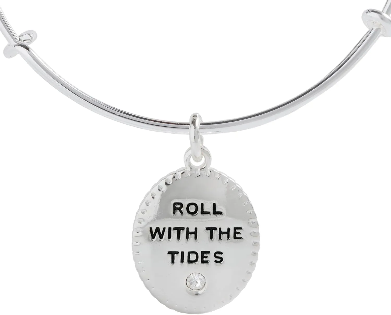 Alex and Ani Roll With the Tides Charm Bangle