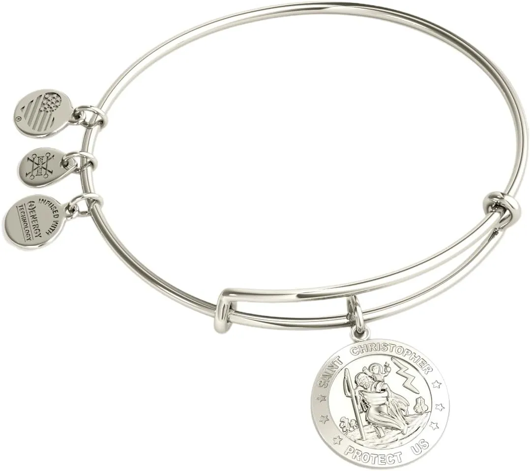 Alex and Ani St. Michael Charm Bangle Bracelet