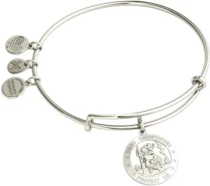 Alex and Ani St. Michael Charm Bangle Bracelet