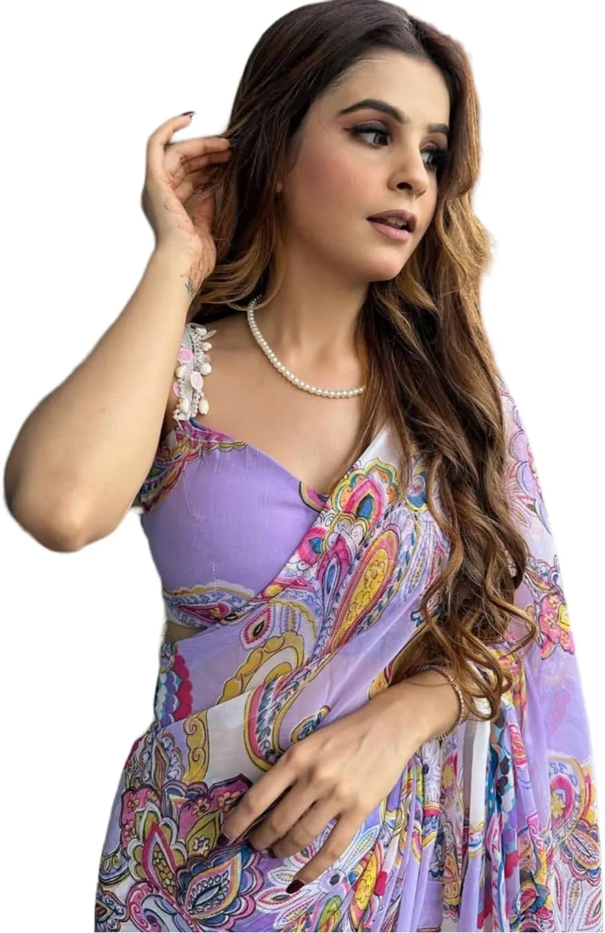 Alia Bollywood Party Wear Saree Designer Celebrity Inspired Saree for Women Weddings and Parties