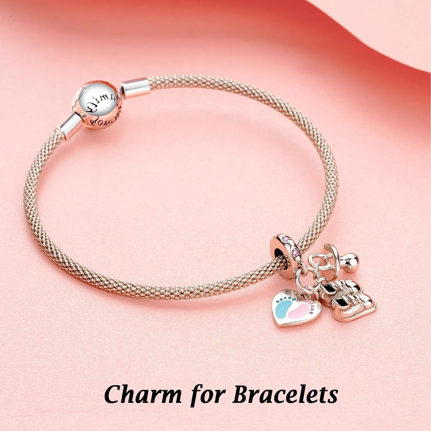 Annmors Charms for Bracelets Family Animal Safety Chains Nature Dangle for Women Bracelets & Necklace Pendant