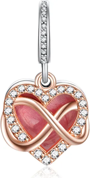 Annmors Jewelry Birthday Charms for Woman-925 Sterling Silver Dangle Pendant Bead with Cubic Zirconia,Jewelry Beads DIY Gifts for Women Bracelet & Necklace