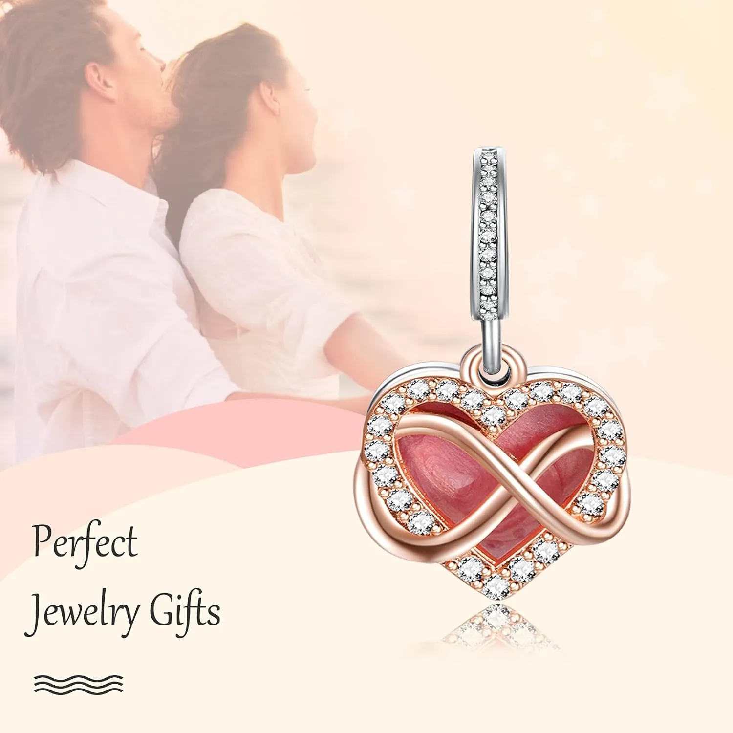 Annmors Jewelry Birthday Charms for Woman-925 Sterling Silver Dangle Pendant Bead with Cubic Zirconia,Jewelry Beads DIY Gifts for Women Bracelet & Necklace