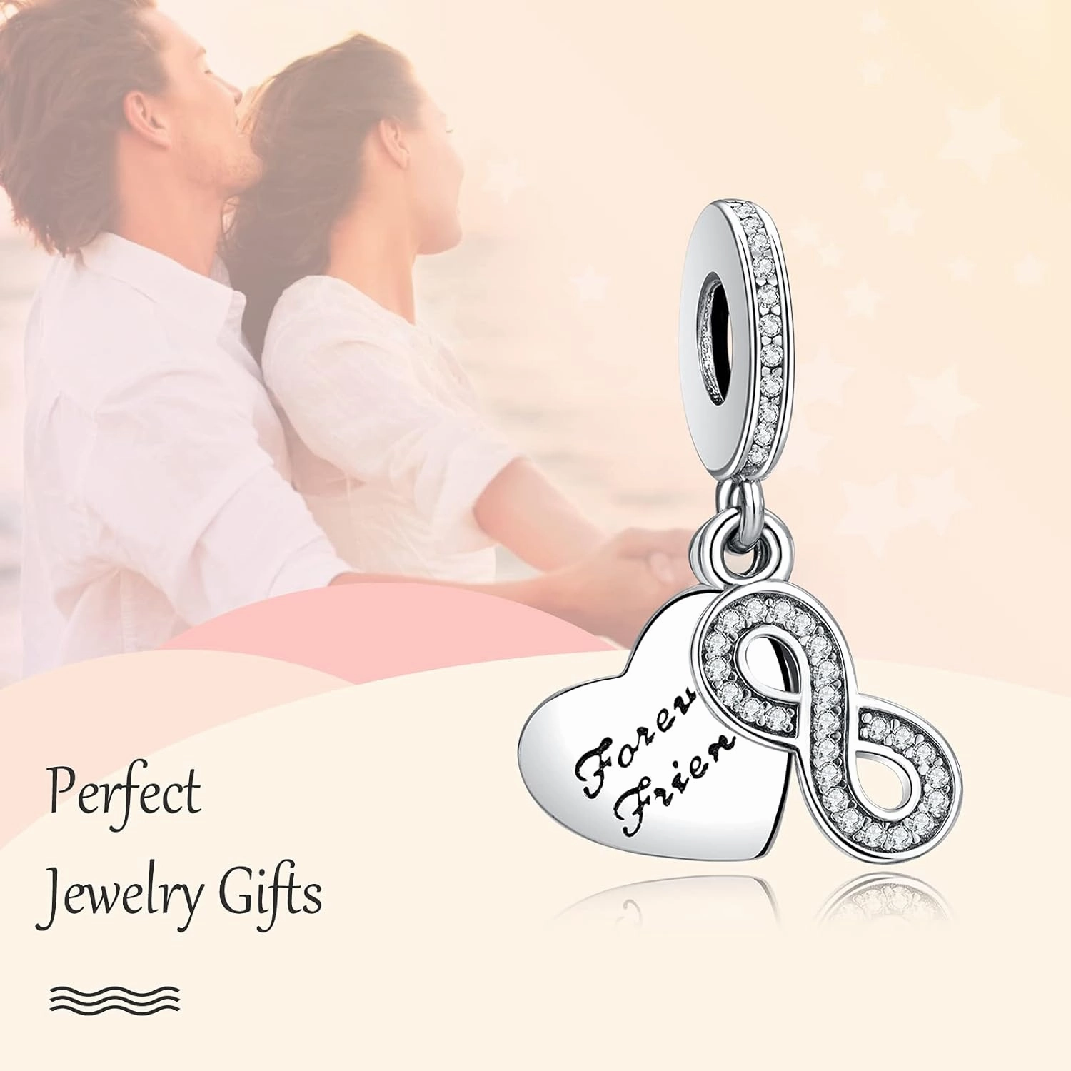 Annmors Jewelry Animals Charms for Woman-925 Sterling Silver Dangle Pendant Bead with Cubic Zirconia,Jewelry Beads DIY Gifts for Women Bracelet & Necklace