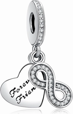 Annmors Jewelry Animals Charms for Woman-925 Sterling Silver Dangle Pendant Bead with Cubic Zirconia,Jewelry Beads DIY Gifts for Women Bracelet & Necklace
