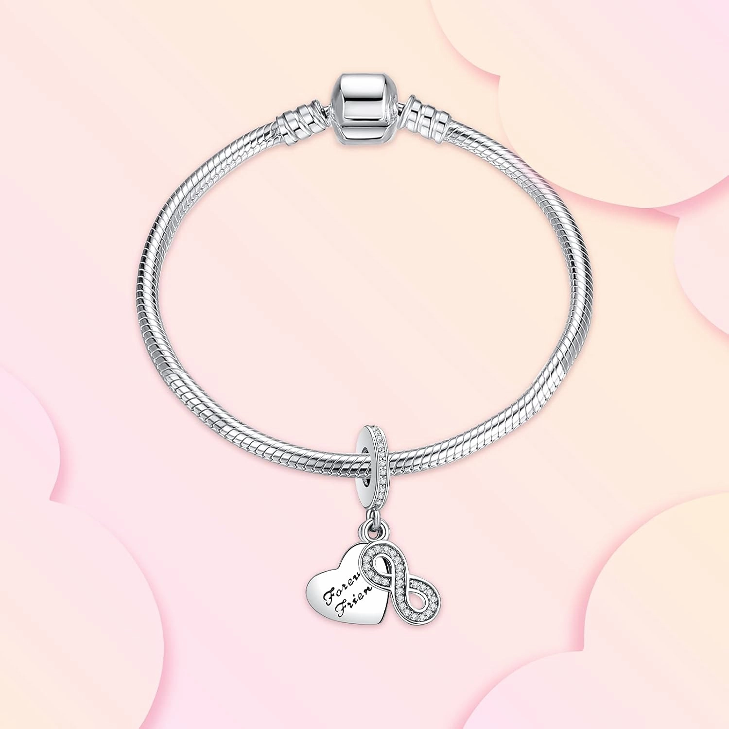 Annmors Jewelry Animals Charms for Woman-925 Sterling Silver Dangle Pendant Bead with Cubic Zirconia,Jewelry Beads DIY Gifts for Women Bracelet & Necklace