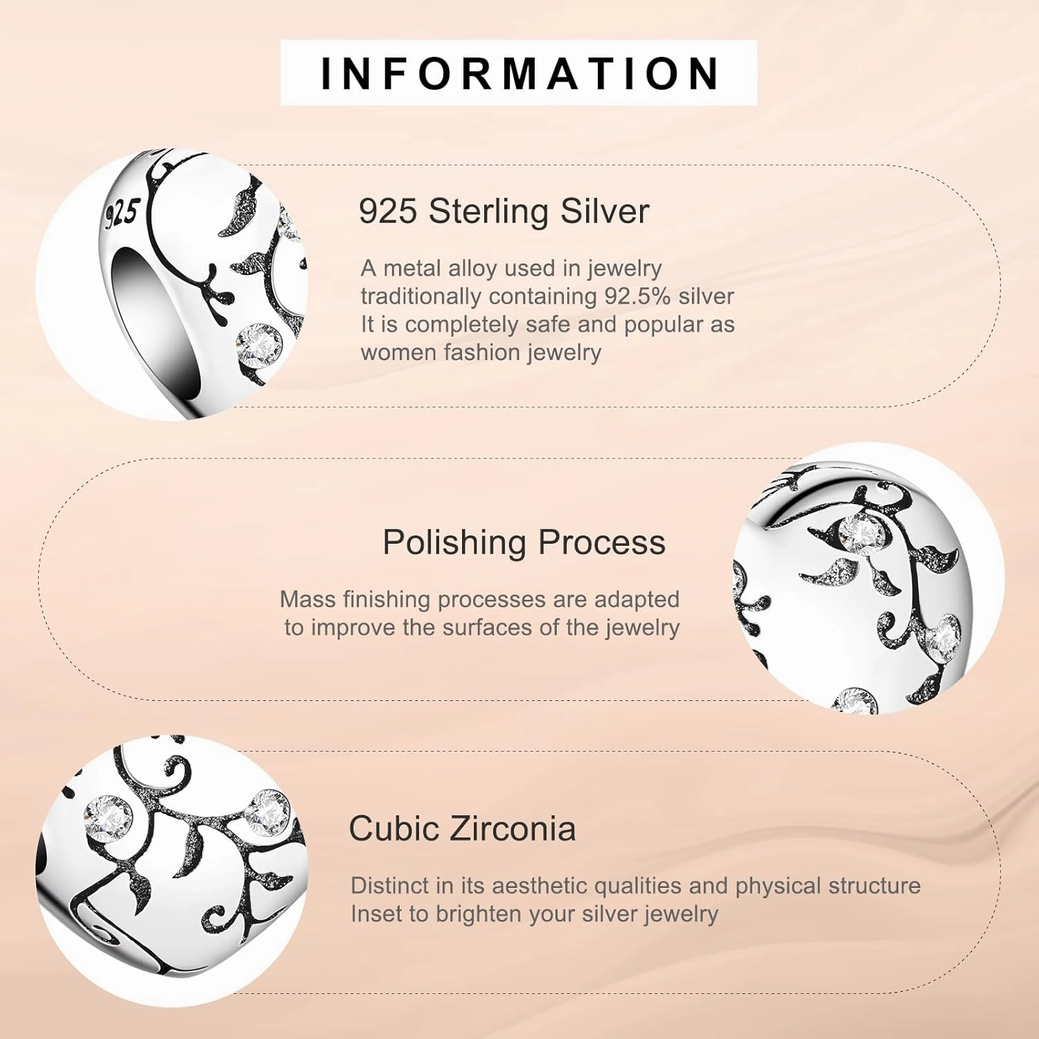 Annmors Jewelry Birthday Charms for Woman-925 Sterling Silver Dangle Pendant Bead with Cubic Zirconia,Jewelry Beads DIY Gifts for Women Bracelet & Necklace