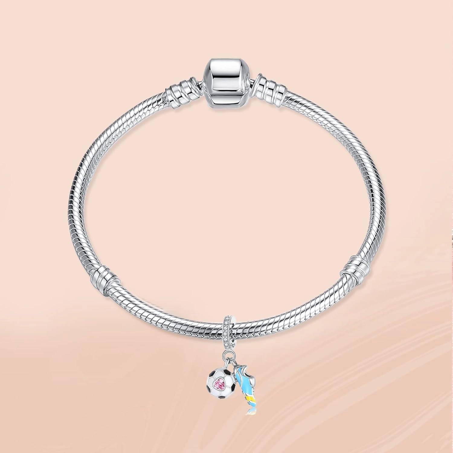 Annmors Silver Charms for Bracelets 925 Sterling Dragonfly Family Heart Love Dangle for Women Bracelet & Necklace Pendant
