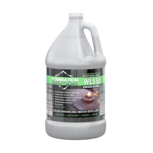 Armor WL550 Deep Penetrating Solvent-Based Matte Wet Look 1 Gallon Concrete Sealer - Professional Grade Long Lasting Matte Wet Look Sealer For Concrete, Brick, Flagstone, Bluestone, Slate, and Masonry