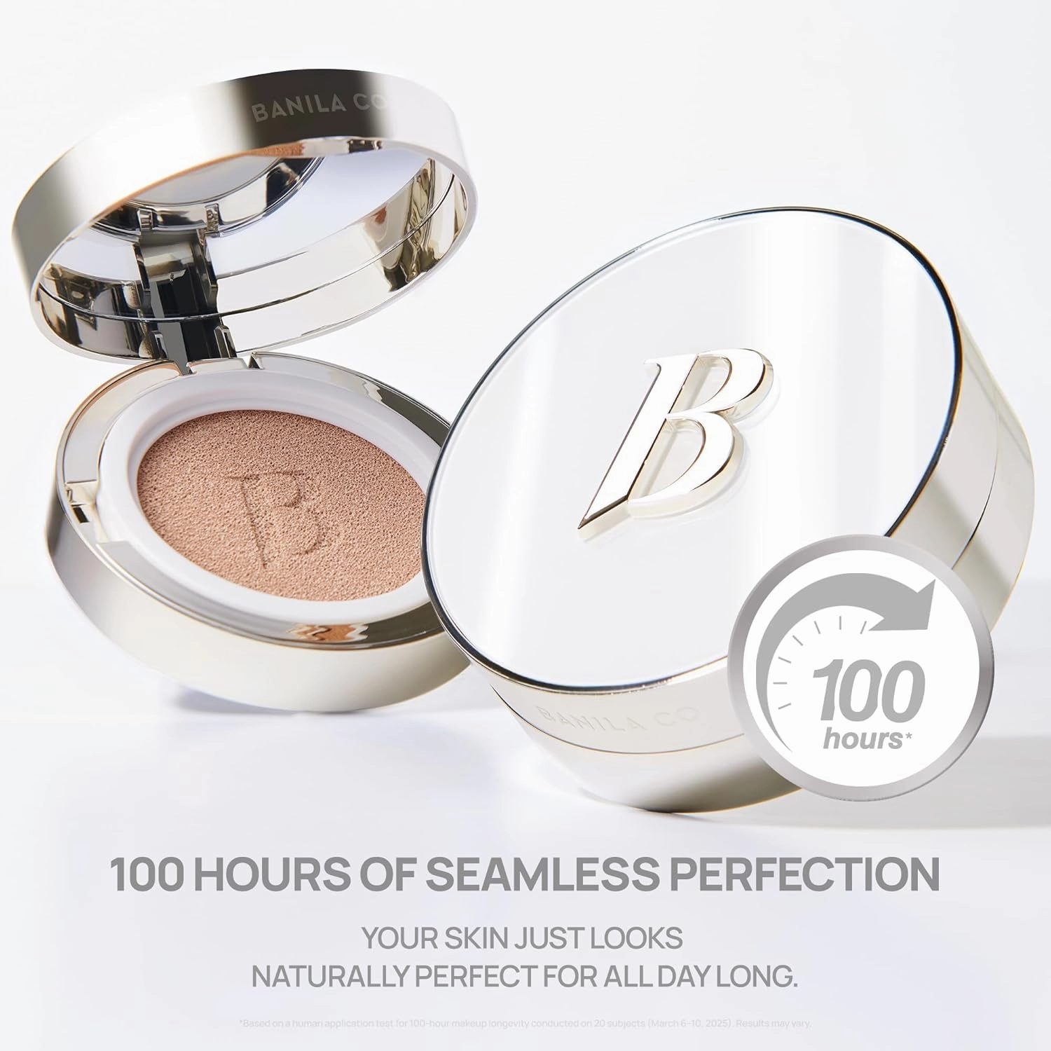 BANILA CO Covericious Ultimate Cover Cushion | Up to 100HR Long-Wear Foundation | 20 Shades for All Skin Tones | Matte & Lightweight Finish | Korean Cushion Foundation (14g / 0.49 oz), 25C AMBER