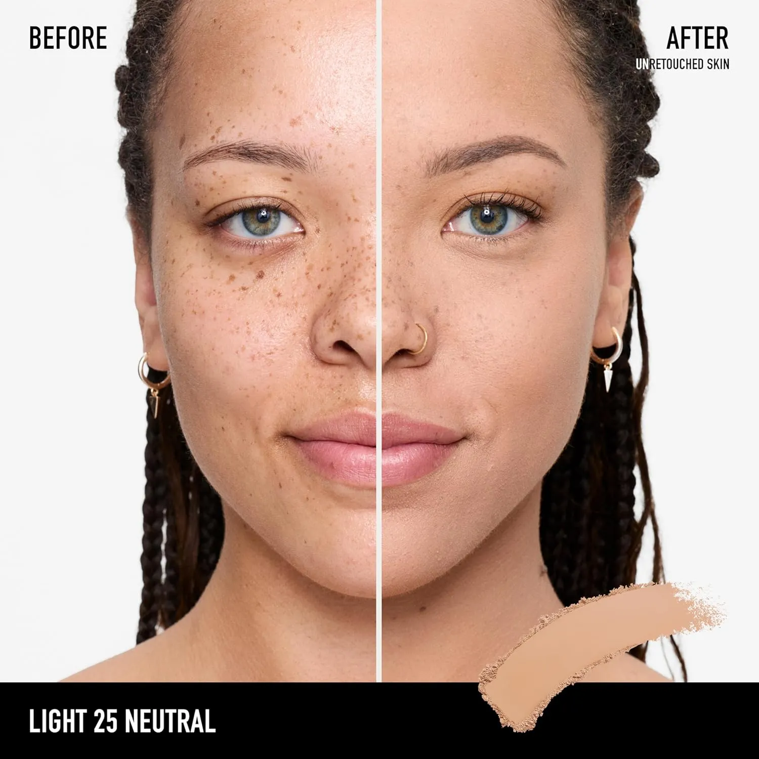 bareMinerals Barepro Skin-Perfecting Powder Foundation, Matte Pressed Powder Foundation Full Coverage with Plant-Based Squalene, Oil Control, Vegan