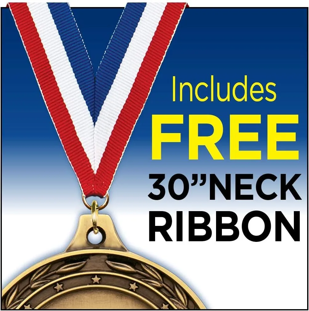 Bean Bag Blue Trellis Medal Silver, 2.5" Bean Bag Toss Prizes, Kids Bean Bag Game Trophy Medal Awards Prime