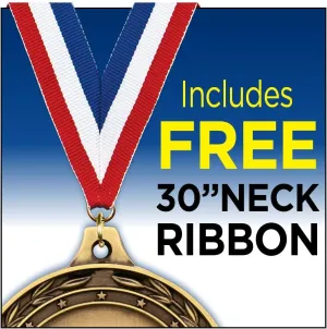 Bean Bag Red Trellis Medal Silver, 2.5" Bean Bag Toss Prizes, Kids Bean Bag Game Trophy Medal Awards Prime
