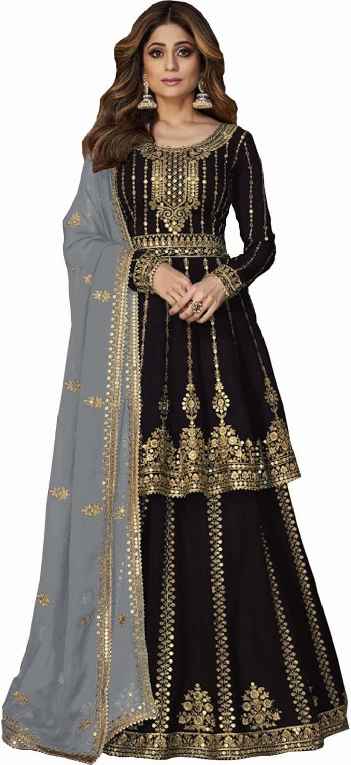 Beautiful Designer Indian Pakistani Ready to Wear Anarkali Shalwar Kameez Lengha Suits for Women