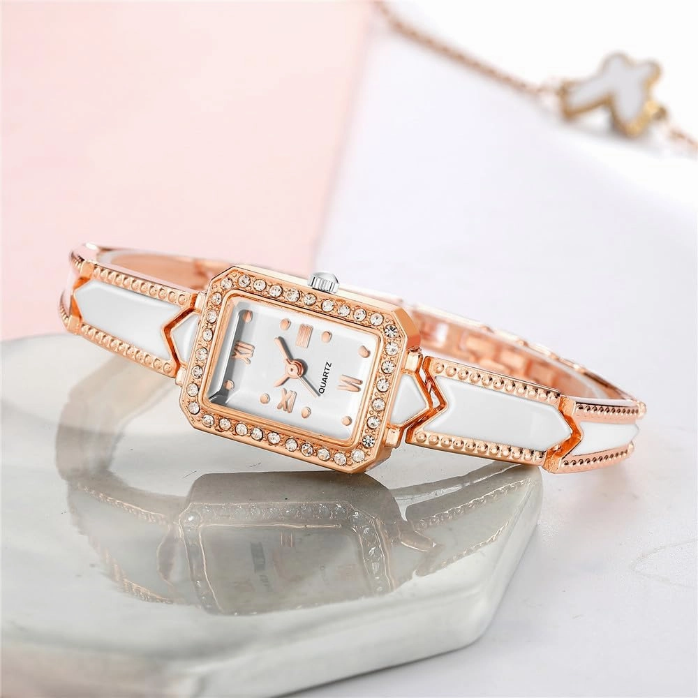 BESTKANG Women's Watches Luxury Crystal Diamond Bracelet Watch Fashion Ladies Dress Quartz Wrist Watch