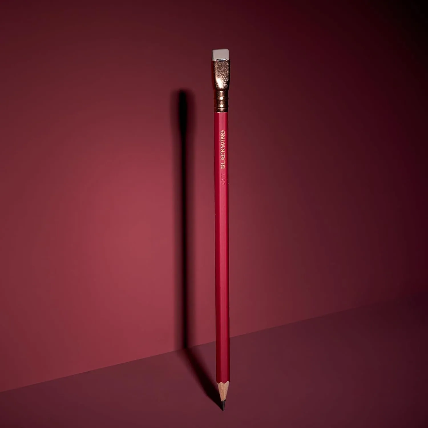 Blackwing Matte Pencils - 12 Count, Red Finish, 3B Soft Lead, Premium Wood, Japanese Graphite, Great for Drawing