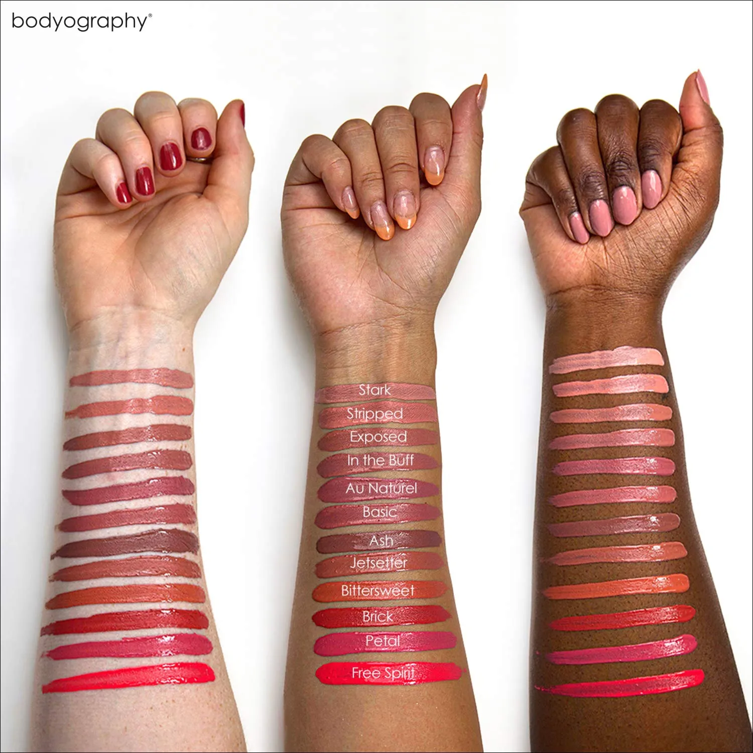 Bodyography Matte Lip Lava Liquid Lipstick (Basic): Dusky-Mauve Salon Makeup Long-Wearing Lipstick with Soft Opaque Finish | Vegan, Gluten-Free, Cruelty-Free, Paraben-Free