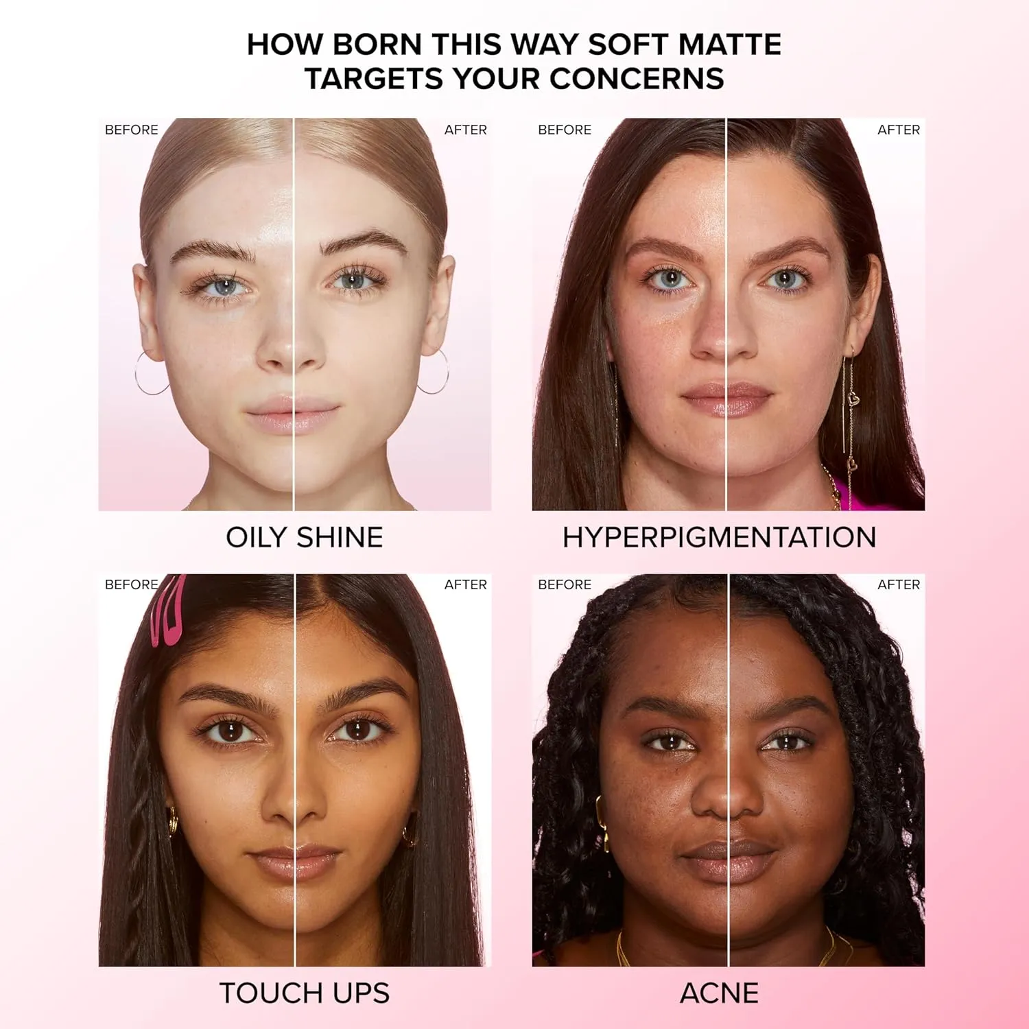 Born This Way Soft Matte Foundation | Hydrating, Oil Control, Long Lasting   Waterproof, 1.01 fl. oz.