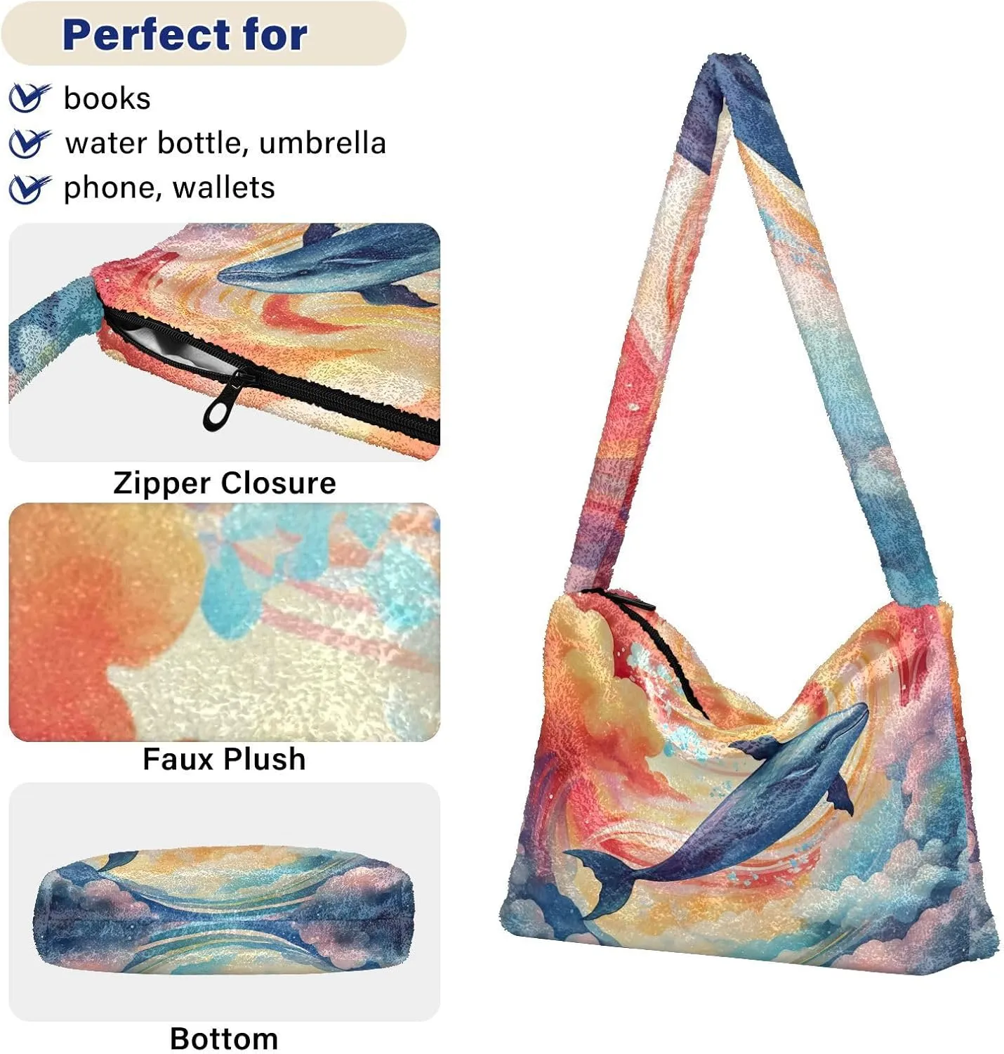 Botanical Pink Rose Magnolia Women Shoulder Bag Tote, Shoulder Handbag Women, Womens Outdoor Bag