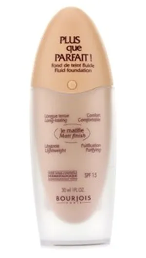 Bourjois Plus Qua Parfait Fluid Foundation SPF15, 11 Opale Fidele