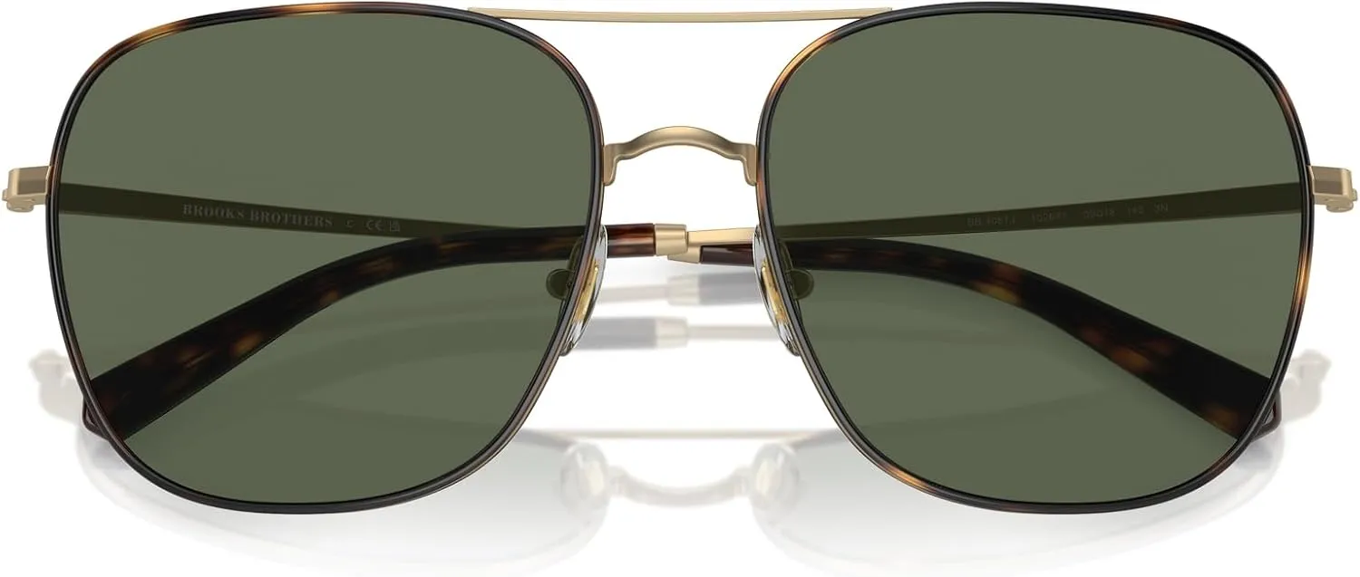 Brooks Brothers Men's Bb4067j Aviator Sunglasses