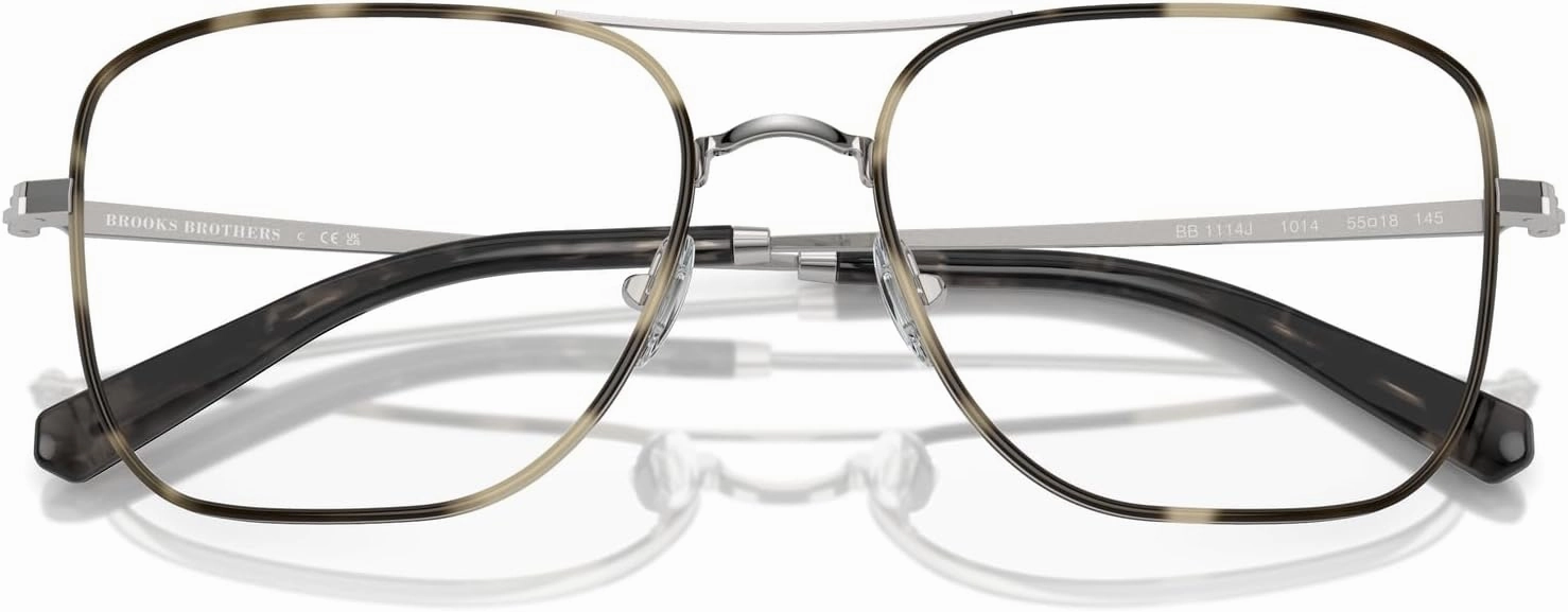 Brooks Brothers Men's Bb1114j Aviator Prescription Eyewear Frames